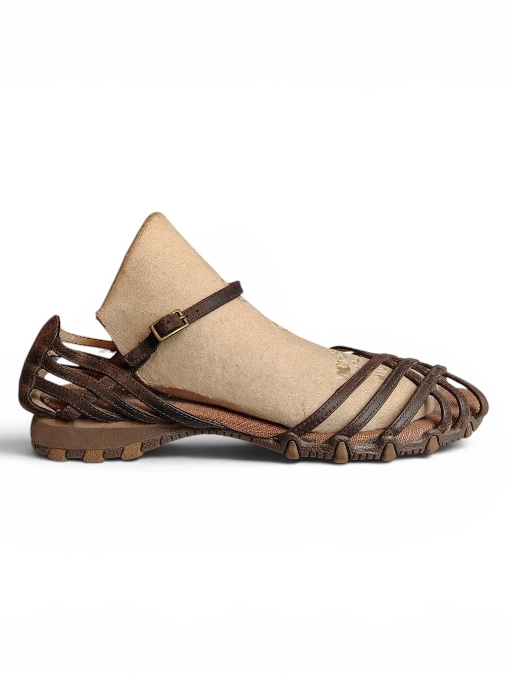 Sketchers Orchard Blossom Women's Brown Leather Strappy Sandals Size 9